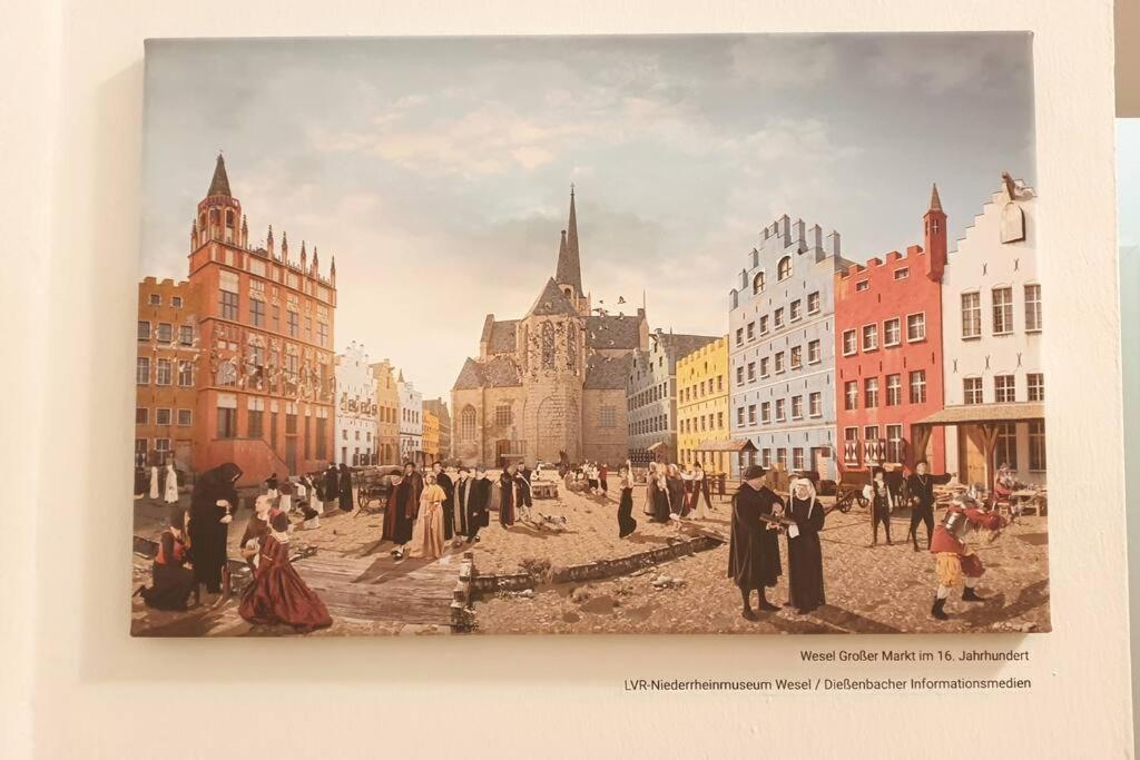 Stilvoll & Historisch I Kingbetten+Kueche+Parkplatz Везель Екстер'єр фото